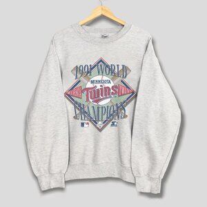 1991 Vintage Minnesota Twins World Series Baseball Sweatshirt, MLB Twins Shirt